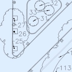 A map of a tree management plan.