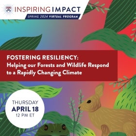 "Fostering Resiliency: Helping our Forests and Wildlife Respond to a Rapidly Changing Climate"