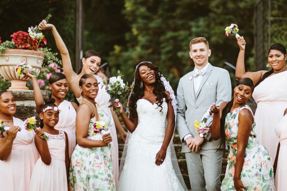 Bridal Group at Rose Garden
