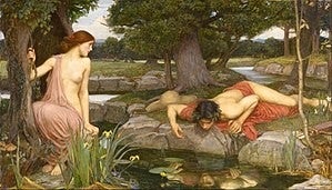 Echo and Narcissus by J.W. Waterhouse, 1903.