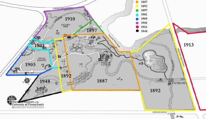 Land Acquisition Map of Compton 1887 - 1912