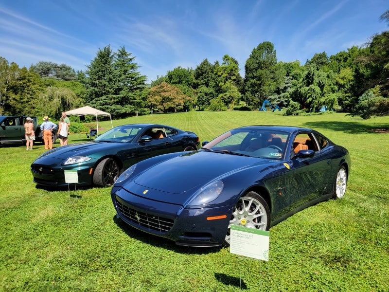 2013 Jaguar XKR-S Coupe and 2008 Ferrari 612 Scaglietti OTO