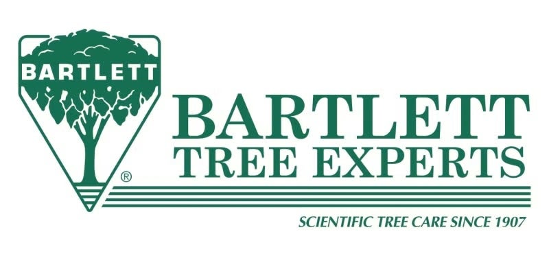 A logo reading Bartlett Tree Experts in green and white